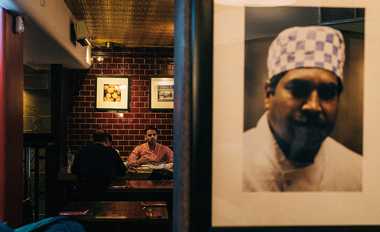 Restaurant dining area